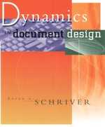 Cover, Dynamics in Document Design © 1997 John Wiley & Sons