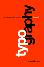 Cover, Thames and Hudson Manual of Typography © 1996 Thames and Hudson